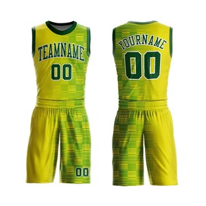 Wholesale Price Custom Color Breathable Quick Dry Basketball Uniform Set 100% Polyester New Design Printed Sportswear Unisex Set - Product Image 1