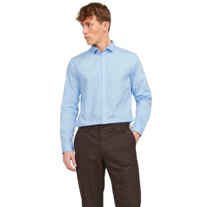 Chemises habillées pour hommes, formelles, de haute qualité, durables, 100% coton, respirantes, col rabattu - Product Image 2