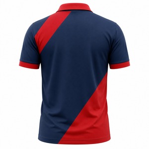 Camisa de Algodón Premium de Corte Ajustado y Color Personalizado, con Logotipo Personalizado, Tejido Transpirable de Manga Corta y Diseño Sólido para Hombre - Product Image 3