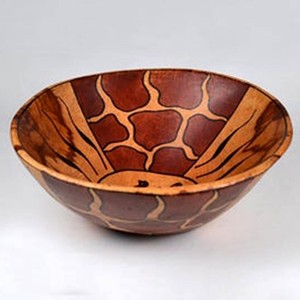 Cuencos para ensalada de madera de mango y acacia hechos a mano, modernos y desechables, para fiestas, vajilla, venta al por mayor de fábrica HANDICRAFT HUB Uttar - Product Image 1