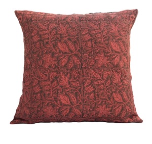 Housse de coussin en lin 100% faite à la main, imprimée à la main, vente en gros - Product Image 6