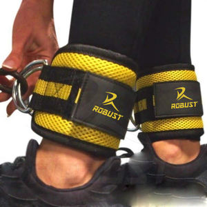 Sangles de cheville en néoprène ajustables, confortables, écologiques, unisexe, avec double anneau de fermeture pour la musculation 2026 - Product Image 3