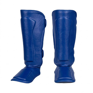 Protège-tibias de Muay Thai personnalisés avec logo OEM, protège-tibias de MMA pour l'entraînement de boxe, pour adultes - Product Image 1