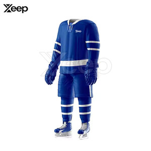 Uniforme de Hockey sobre Hielo Personalizado para Adultos, Material de Poliéster Transpirable, Ropa de Equipo para Entrenamiento en Pista de Hielo y Juegos de Club - Product Image 4