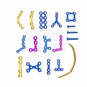 NABSONS MED Juego de Instrumentos Quirúrgicos Ortopédicos Manuales de Acero Inoxidable, Mini Placas de Fijación para Fragmentos Óseos Maxilofaciales, Herramientas de Fijación CE - Product Image 4