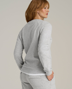 เสื้อสเวตเชิ้ตผู้หญิงคุณภาพดี คอกลม สไตล์วินเทจ มีซับใน สำหรับฤดูหนาว พิมพ์ลายแบบรีดร้อน ผ้าฝ้ายฟลีซ ระบายอากาศได้ดี ไซส์ XXL - Product Image 2