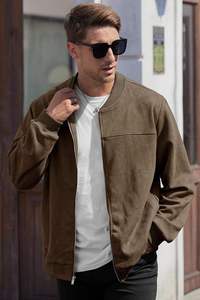 Men's Bomber Jacket Premium Quality Windproof Lightweight Casual Outerwear Streetwear Fashion Jacket - Product Image 2