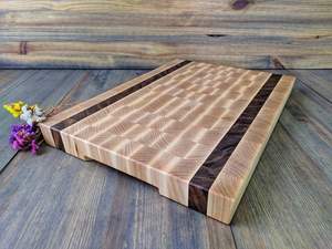 Plateau de service et planche à découper en bois d'acacia de haute qualité, ensemble professionnel de qualité chef, bloc de découpe en bois, fabrication sous marque privée - Product Image 6