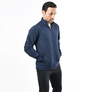 All Winter Casual Thin Zipper Stand Collar Solid Pattern Bomber <b>Jacket</b>-Unisex - Product Image 2