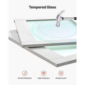 Kit de herrajes para puertas correderas de armario de vidrio esmerilado de 3 hojas, de 72 pulgadas (doble 37 pulgadas) x 80 pulgadas, con guía de suelo sólida para puertas correderas dobles - Product Image 4