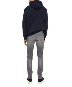 กางเกงยีนส์เดนิมสีเทาทรงสลิมฟิตสำหรับผู้ชายรุ่นล่าสุด ดีไซน์ใหม่ล่าสุด กางเกงยีนส์เดนิมขาด/ทำสีเอซิดสำหรับผู้ชาย - Product Image 3