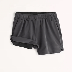 Pantalones Cortos Casuales para Hombre, Cintura Media, Transpirables, Impermeables, de Secado Rápido, Ecológicos, 100% Poliéster, Antiarrugas, con Cierre de Cordón - Product Image 3