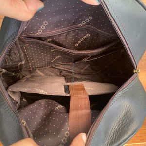 2024 nuevo personalizado Vintage cuero genuino Camping viajes al aire libre senderismo portátil Casual deportes mochila bolsa para hombres y mujeres - Product Image 6