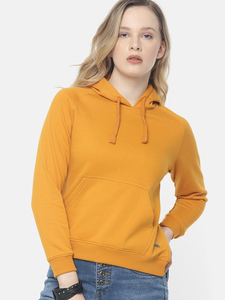 Sudadera con Capucha para Mujer, Color Sólido, Manga Larga, 100% Algodón Tejido, Transpirable, para Otoño, Largo Regular - Product Image 6