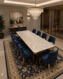 Natural Hardwood <b>Epoxy</b> Resin River <b>Table</b> Handmade Live Edge Wooden Dining <b>Table</b> Custom Furniture for Luxury Home Restaurant - Product Image 4