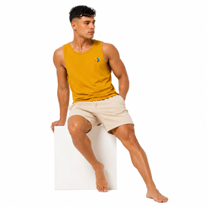Modern casual design combines smooth fabric and Man Tank Top with steady comfort for <b>running</b> workouts plus sports practice - Product Image 6