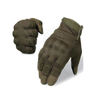 ถุงมือมอเตอร์ไซค์แบบเต็มนิ้ว ราคาถูก น้ำหนักเบา ผลิตในปากีสถาน ระบายอากาศได้ดี ขายดี - Product Image 1