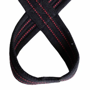 สายรัดข้อมือออกกำลังกายแบบปรับได้ คุณภาพสูง กันลื่น ลายเลขแปด สำหรับฟิตเนส เล่นกีฬา เพาะกาย ทำจากโพลีเอสเตอร์ พร้อมโลโก้สั่งทำได้ - Product Image 4