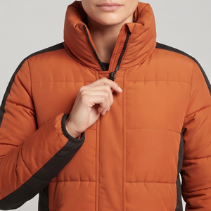 Women's Outdoor Padded Winter Long <b>Coat</b> Outerwear <b>Bubble</b> Puffer Long <b>Coat</b> Ladies Stand Collar Padded Puffer Long <b>Coats</b> Women - Product Image 2