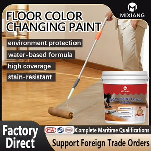 Mi Xiang Silicone-Acrylic Emulsion 3-In1 Polyurethane Waterproof Floor <b>Paint</b> Brush Method Liquid <b>Coating</b> Customizable <b>Paint</b> - Product Image 2