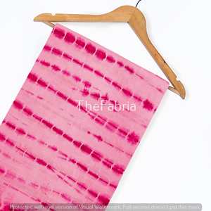 Tela de algodón Tie-Dye hecha a mano, Material suave de primera calidad, ligero para camisas de niñas, Tops Kurtis y prendas de moda - Product Image 2