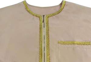 Túnica Saudí Jubbah para Hombre, Venta al por Mayor, Manga Larga, Talla Grande, Térmica, Transpirable, Ropa Islámica de Alta Calidad, Túnicas Tradicionales - Product Image 4