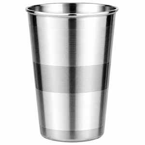 Juego de Vasos de Acero Inoxidable al por Mayor, Vasos de Metal con Acabado Espejo Premium, Irrompibles, Vajilla para Restaurantes - Product Image 6