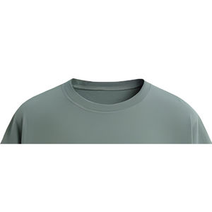 Camiseta Deportiva Personalizada Lisa de Cuello Redondo, Ligera, de Secado Rápido, para Gimnasio, Venta al Por Mayor, Camiseta Blanca - Product Image 2