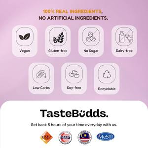 TASTEBUDDS Lot de 5 pratiques en 15 secondes de préparation liquide végétalien poudre de soupe au sésame noir instantanée remplacement de repas sain - Product Image 5