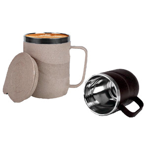 Mug à café en acier personnalisé de qualité supérieure avec impression pour une utilisation promotionnelle au bureau - Product Image 1