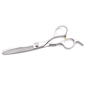 Tijeras de Peluquería de Acero Inoxidable para Adelgazar el Cabello, Rectas, Plateadas, de 6 Pulgadas, para Salón de Belleza - Product Image 2