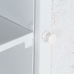 Mango de madera maciza 45,3 "x 11,8" x 18,1 "Soporte de TV Color blanco - Product Image 6