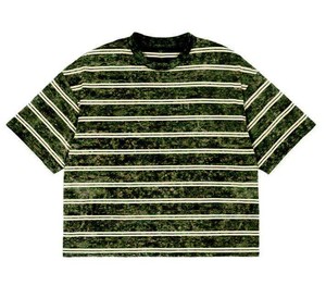 เสื้อยืดลายทางผ้าฝ้ายระบายอากาศดี น้ำหนักเบา สำหรับผู้ชาย รุ่นซัมเมอร์ 2026 ขายส่ง - Product Image 5