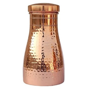 Botella de agua para gimnasio, yoga y oficina, hecha de cobre puro, botella de cobre esmaltada de nuevo diseño, a un precio asequible. - Product Image 2