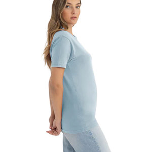 T-shirts personnalisés de haute qualité en coton peigné 100% filé en anneau, doux et lavés, en jersey de coton, vente en gros directe usine - Product Image 6