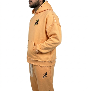 Ensemble de survêtement deux pièces pour homme, 100 % polyester, manches longues, personnalisable avec logo, idéal pour l'hiver et le sport - Product Image 6