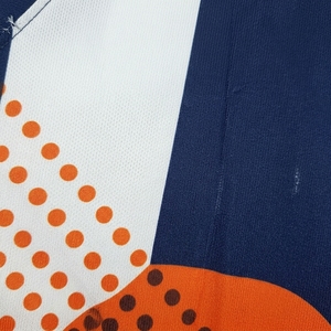 Conjunto de Jersey de Ciclismo con Estampado Geométrico Colorido, Jersey de Manga Larga y Culotte Negro para Mujer, Secado Rápido, 100% Poliéster - Product Image 4