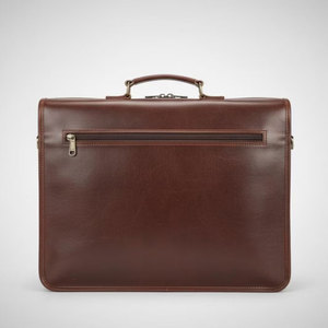 Sac pour ordinateur portable en cuir véritable 100 % imperméable, vente en gros, prix abordable, tendance, sacs pour ordinateur portable en cuir en vente en ligne - Product Image 2