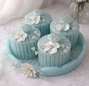 Handcrafted American Style Resin Durable Eco-Friendly 3-Piece <b>Kitchen</b> Food <b>Storage</b> <b>Jar</b> Set Cover Customized Color Embossed - Product Image 1
