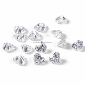 Diamantes sintéticos cultivados en laboratorio con forma de corazón, sueltos para la fabricación de joyas, claridad VS-Si, corte excelente, 1 quilate, paquete, precio al por mayor. - Product Image 2