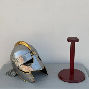 Casco de Guerrero Vikingo Medieval con Malla de Hierro, Casco de Lobo Nórdico, Disfraz de Armadura para Cosplay, Reenactamiento Histórico - Product Image 2