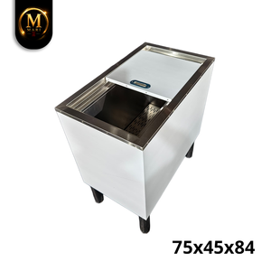 Contenedor de Hielo Aislado Térmicamente de Grado Alimenticio Premium, Acero Inoxidable, Gran Capacidad, para Restaurantes, Bares y Cafés Comerciales - Product Image 3