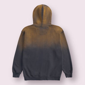 Sweat à capuche zippé intégral premium, style vintage, coupe oversize, en coton mélangé, polaire technique d'hiver, streetwear personnalisé pour homme - Product Image 3