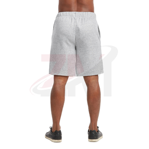 Shorts décontractés pour hommes 100 % coton, couleur unie, avec cordon de serrage, pour l'été, confortables au quotidien - Product Image 2