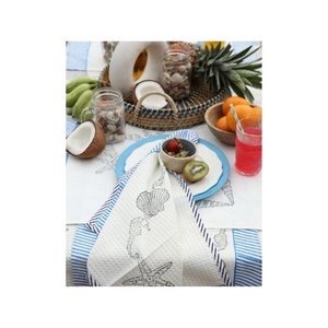 Heavy Weight Embroidered Multi Purpose Utility Hand <b>Face</b> 100% Cotton Snowman Washing <b>Cloth</b> 35x75cm Kitchen Towel New Year Gift - Product Image 3