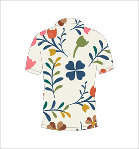 Custom Abstract Botanical Print Polo <b>Shirt</b> Men Short Sleeve Casual Summer Breathable Lightweight Fashion <b>Golf</b> <b>Shirt</b> - Product Image 5