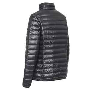 Latest Design Solid <b>Grey</b> Color Women Puffer Jacket Custom Logo Breathable <b>Fabric</b> Full Zip Up Cotton Filling Padded Winter Jacket - Product Image 5