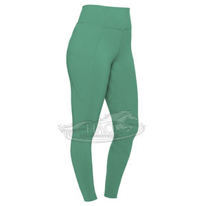 Vêtements d'équitation confortables pour femmes, vêtements d'équitation personnalisés, leggings d'équitation en silicone à assise intégrale, collants, culottes d'équitation - Product Image 1