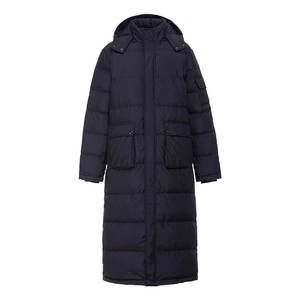 Manteau d'hiver long pour homme, imperméable, chaud, compressible, avec capuche, veste matelassée isolante pour l'extérieur par temps froid - Product Image 1