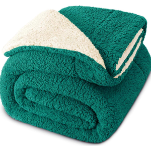 Couverture Chauffante en Sherpa, Tissu Polaire Matelassé, Couleur Unie, Usage Domestique, Style Simple, 1 Pièce - Product Image 3